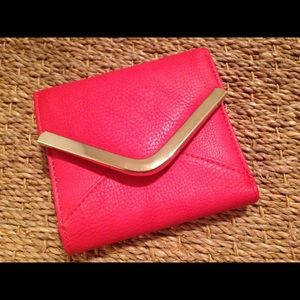 Cute coral wallet.